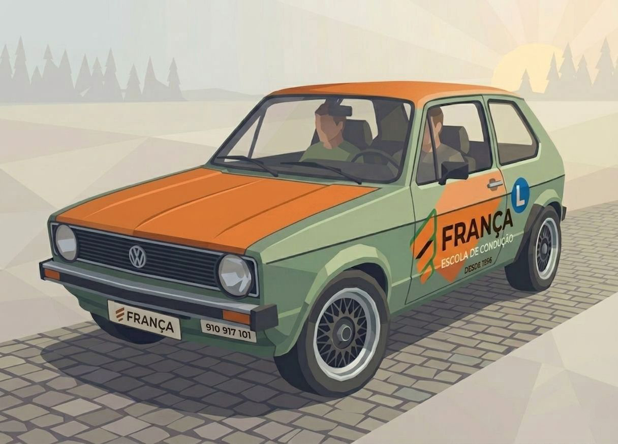 VW Golf Mk1 da Escola França